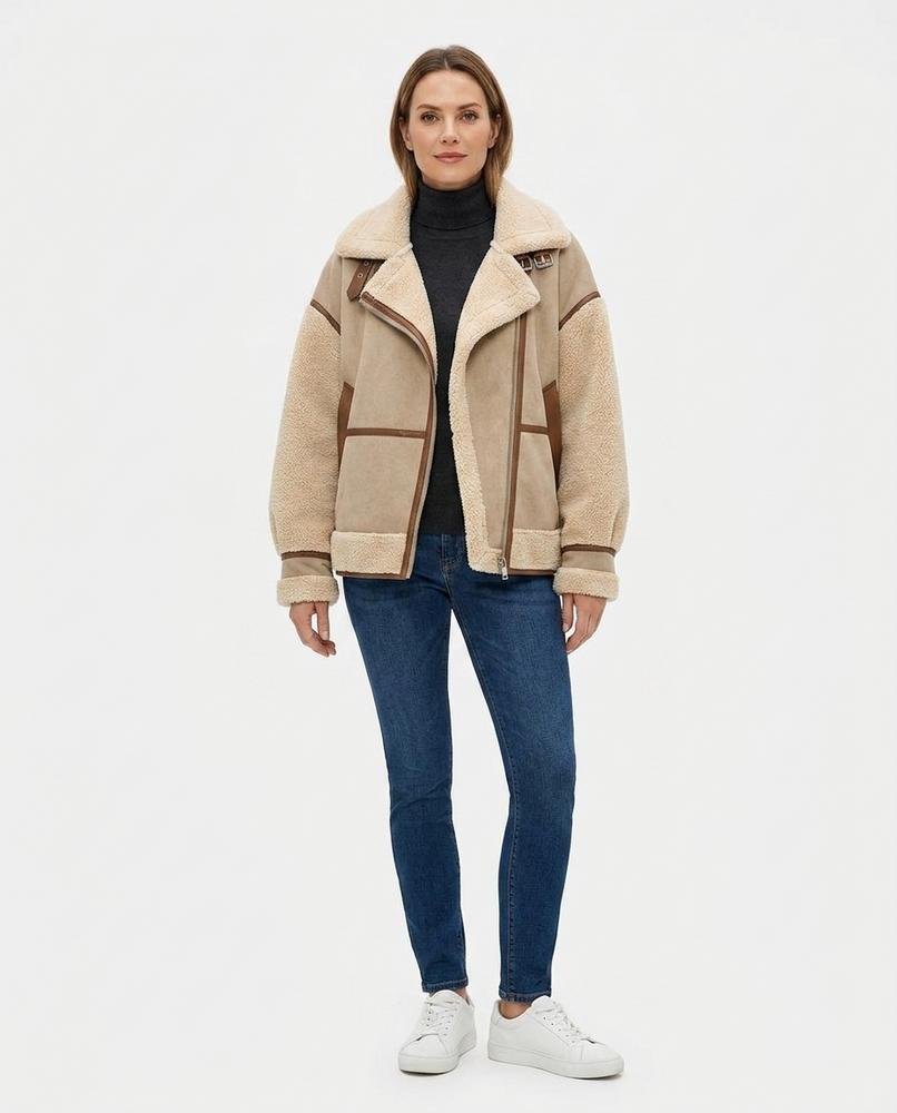 Nord Wear - Vimin | Shearling-Lined Oversized Fit Jacket Women