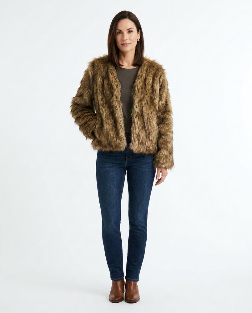 Nord Wear - Riven | Faux Fur Open-Front Jacket Women