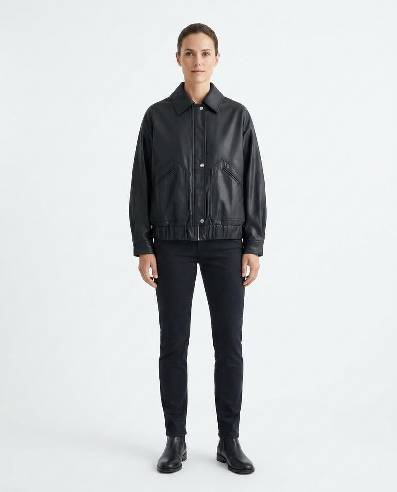 Nord Wear - Raral | Faux Leather Bomber Style Jacket Women