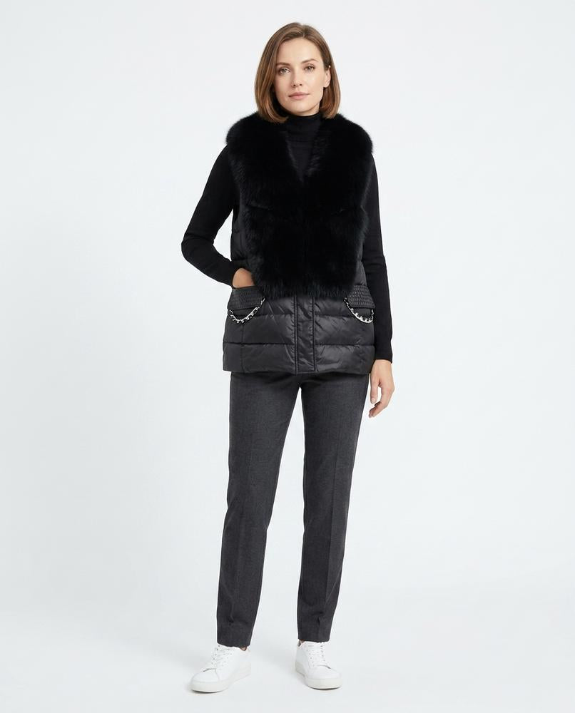 Nord Wear - Niran | Fur-Trimmed Padded Vest Women
