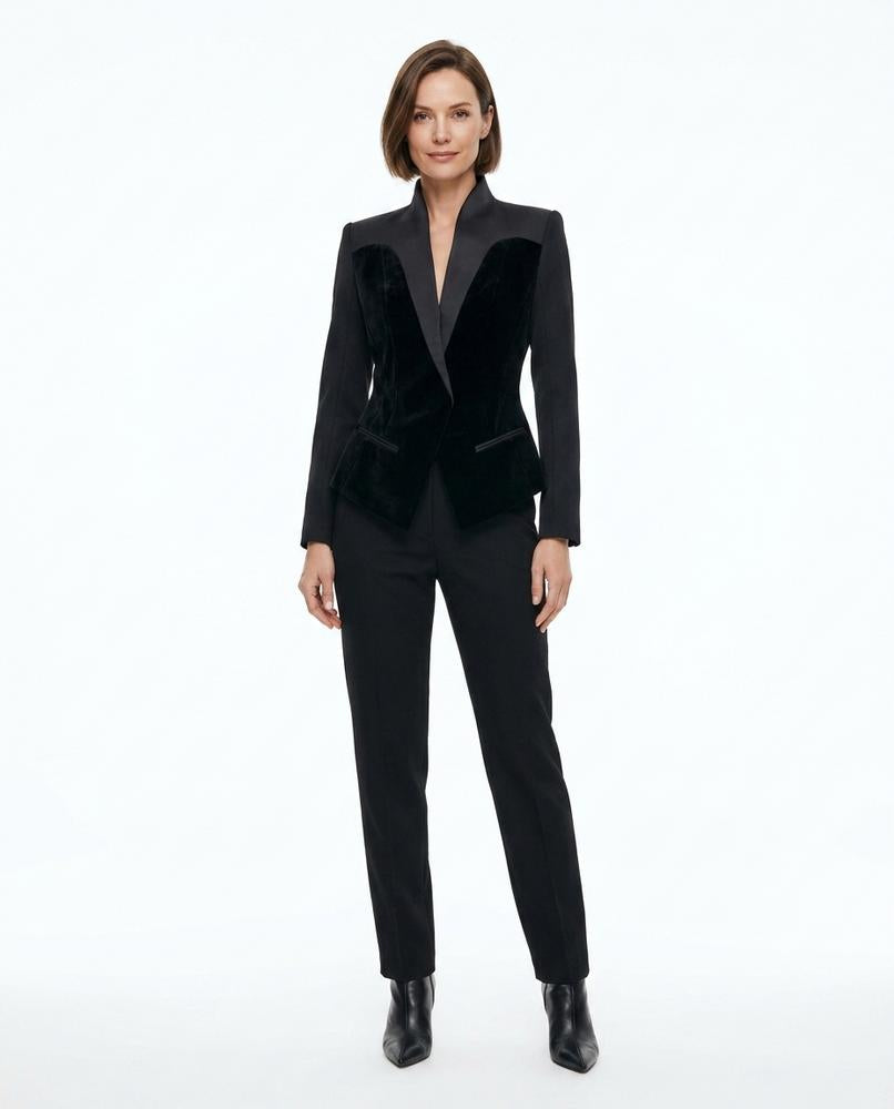 Nord Wear - Arvin | Velvet-Panel Tailored Blazer Women