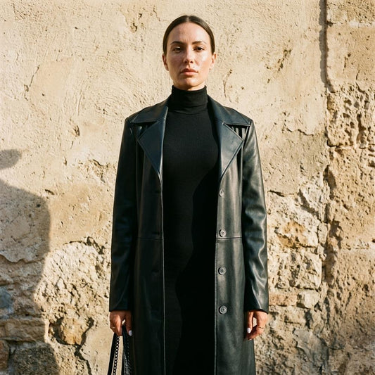 Nord Wear - Verev | Faux-Leather Single-Breasted Coat Women