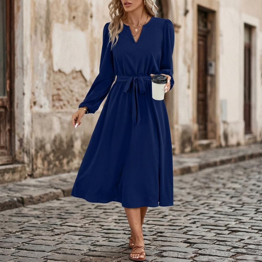 Nord Wear - Vemin | Long-Sleeved Belted Dress Women