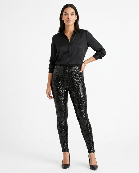 Nord Wear - Zidel | Sequined Slim-Fit Pants Women