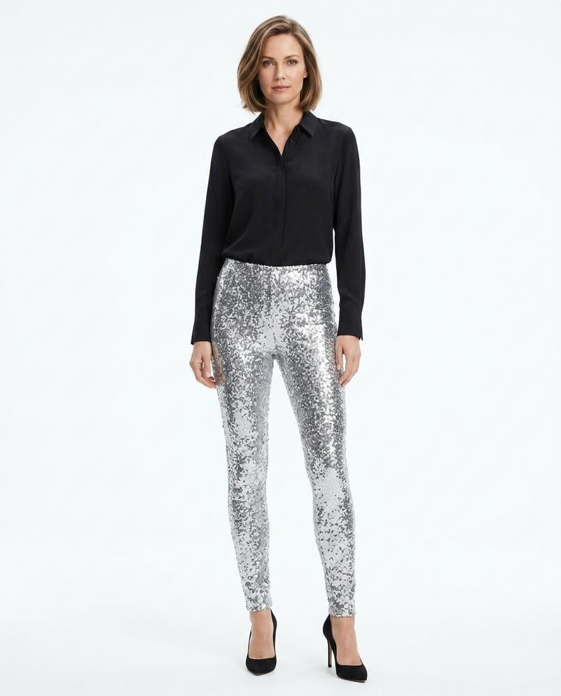 Nord Wear - Zidel | Sequined Slim-Fit Pants Women