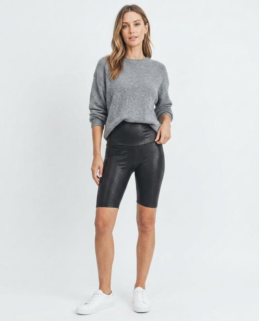 Nord Wear - Sigev | High-Waist Snakeskin Print Biker Shorts Women