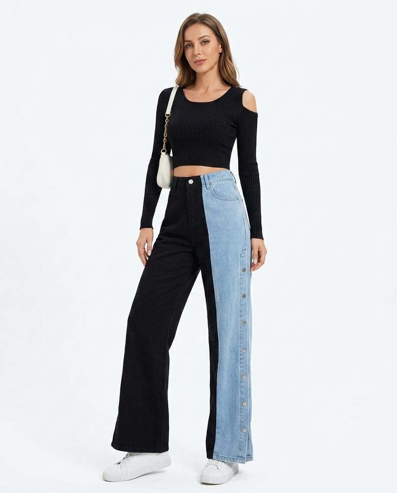 Nord Wear - Reten | Two-Tone Wide-Leg Pants Women