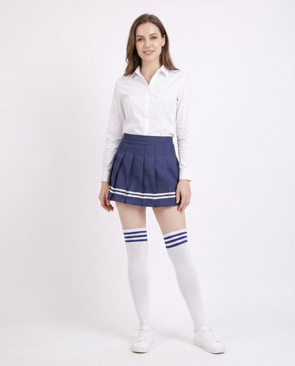 Nord Wear - Vobes | Thigh-High Color-Block Socks Women