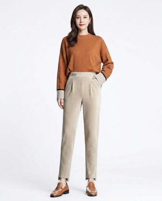 Nord Wear - Aefot | High-Waisted Corduroy Pants Women