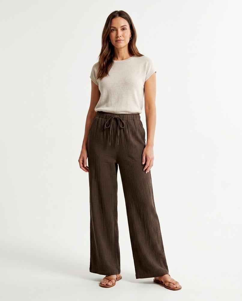 Nord Wear - Metat | Wide-Leg Textured Pants Women