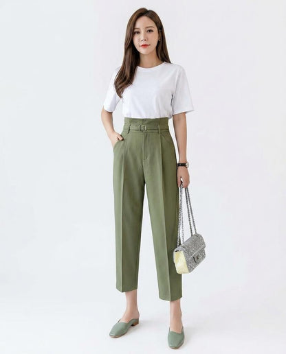 Nord Wear - Tekuk | High-Waisted Belted Pants Women