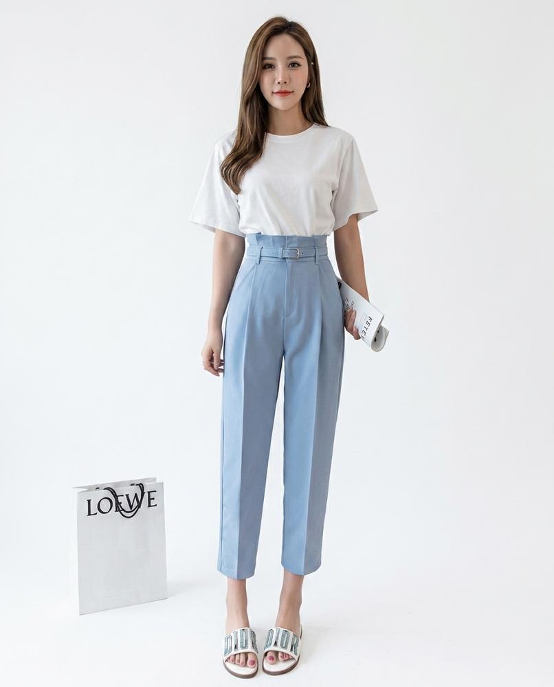 Nord Wear - Tekuk | High-Waisted Belted Pants Women