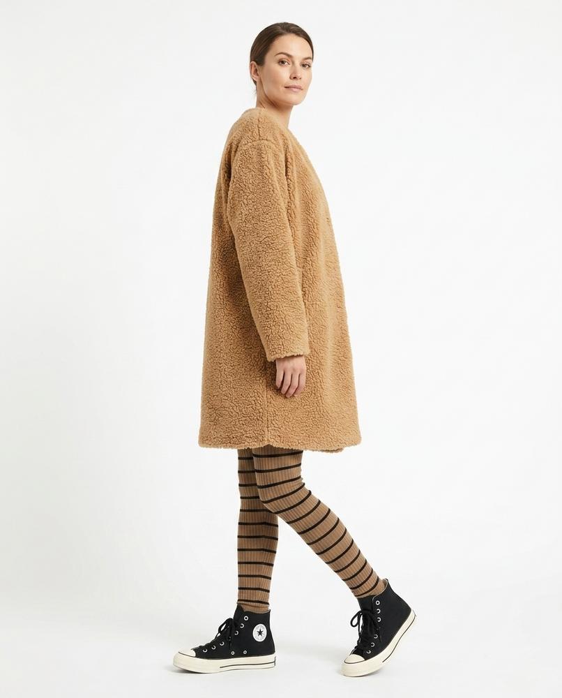 Nord Wear - Nozod | Sherpa Collarless Coat Women