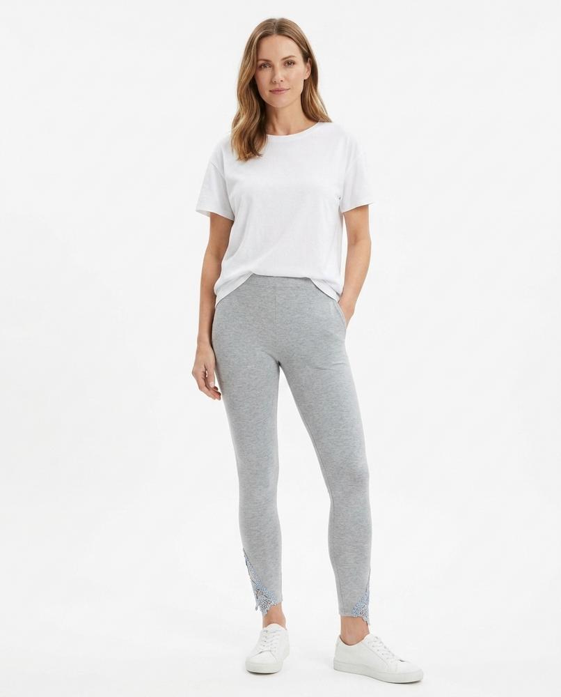 Nord Wear - Aidil | Slim-Fit Lace-Trimmed Pants Women