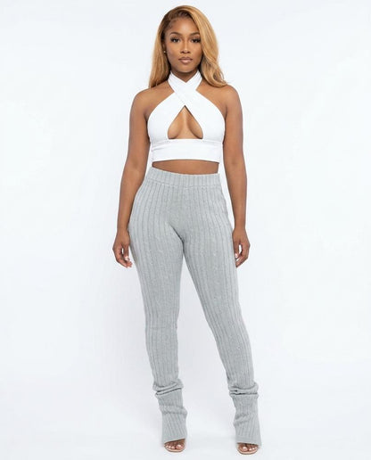 Nord Wear - Kudil | Ribbed Knitted Pants Women