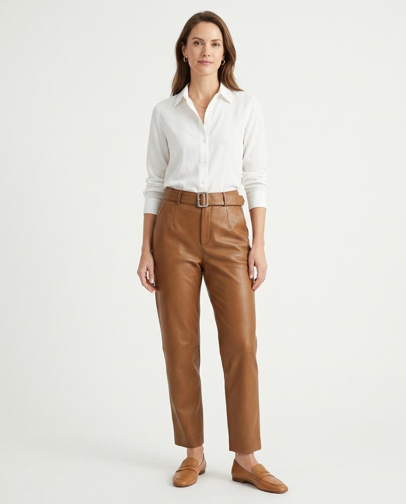 Nord Wear - Noben | Belted Leather Pants Women