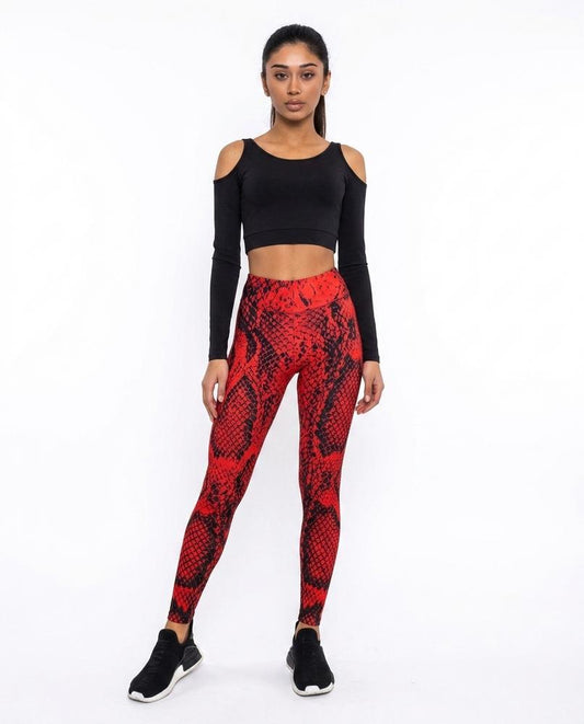 Nord Wear - Renar | Snakeskin-Print High-Waist Pants Women