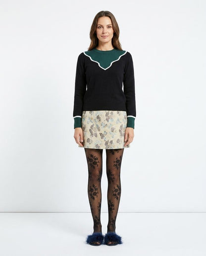 Nord Wear - Renem | Color-Block Contrast-Trim Sweater Women