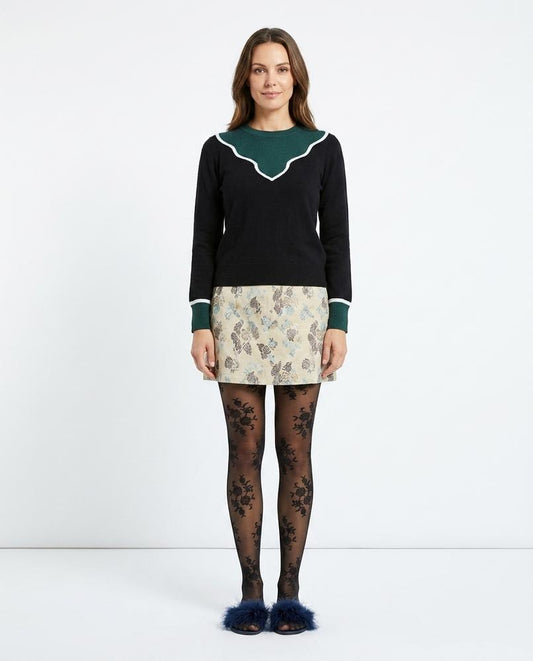 Nord Wear - Renem | Color-Block Contrast-Trim Sweater Women