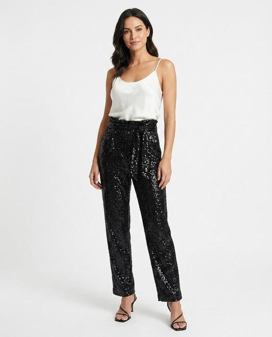 Nord Wear - Aabol | Sequined High-Waisted Pants Women