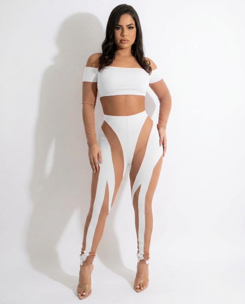 Nord Wear - Kevik | Sheer-Panel Bodycon Suit Women