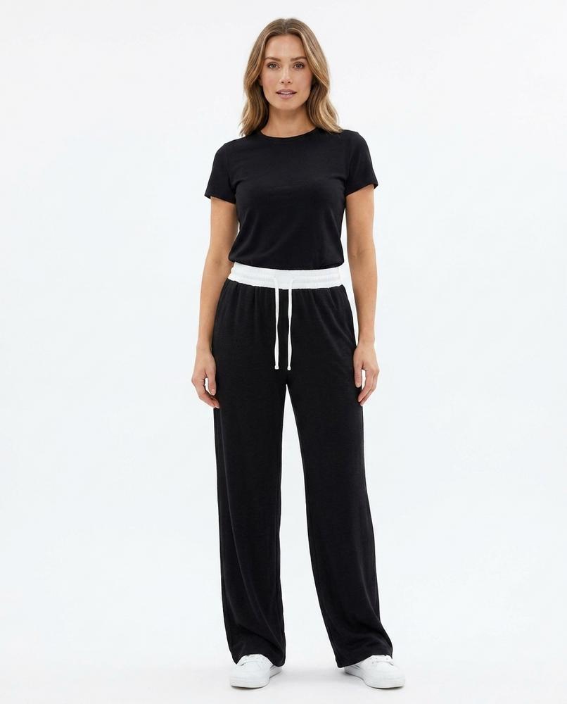 Nord Wear - Kapun | Wide-Leg Contrast-Waistband Pants Women