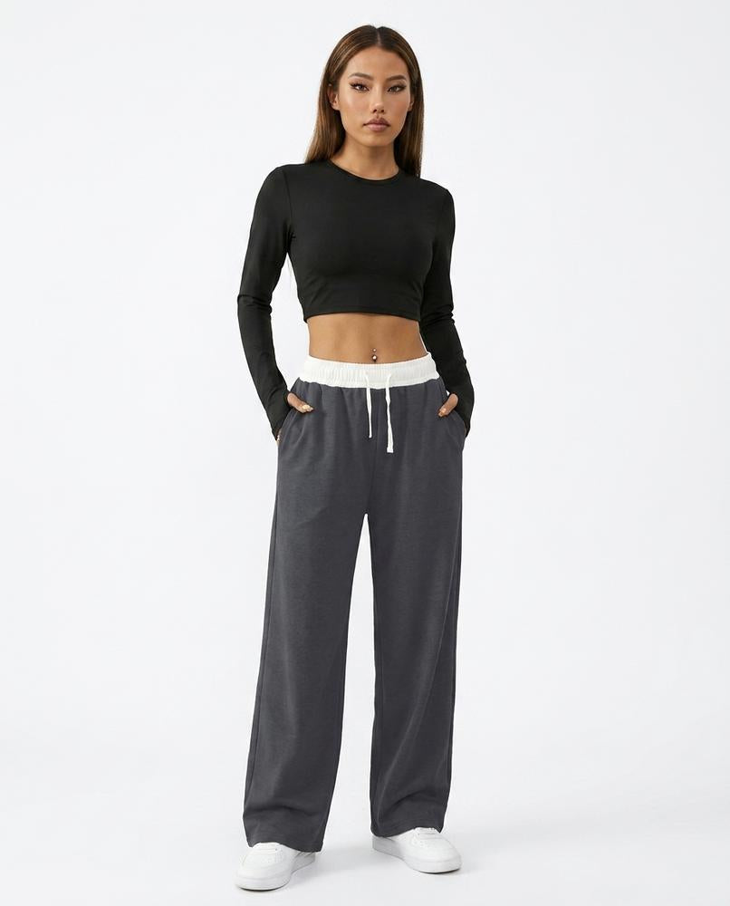 Nord Wear - Kapun | Wide-Leg Contrast-Waistband Pants Women
