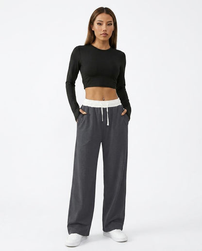 Nord Wear - Kapun | Wide-Leg Contrast-Waistband Pants Women