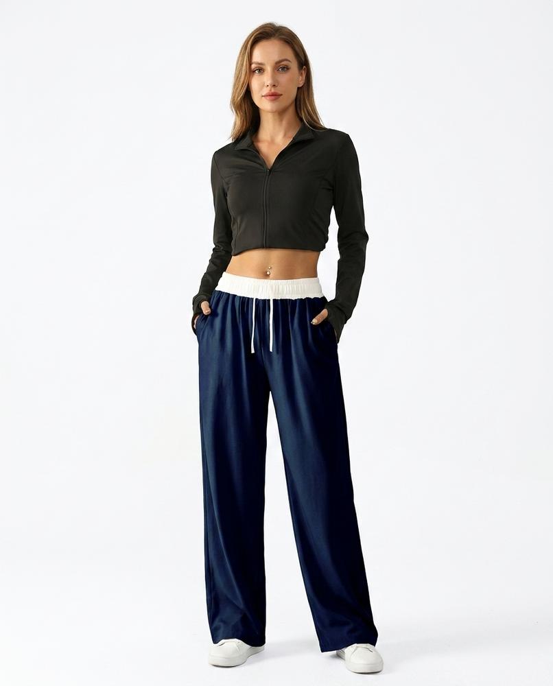 Nord Wear - Kapun | Wide-Leg Contrast-Waistband Pants Women