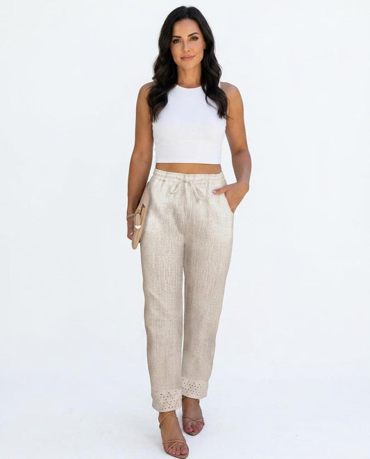Nord Wear - Kegem | Drawstring Eyelet-Hem Pants Women