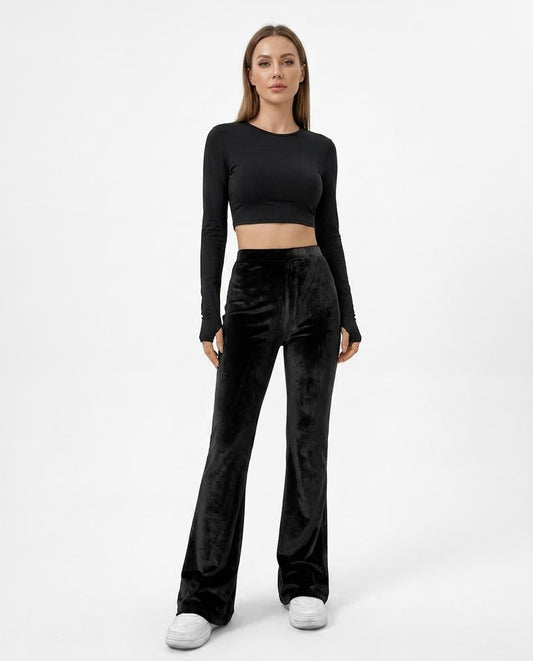 Nord Wear - Rebum | Velvet Flared Pants Women