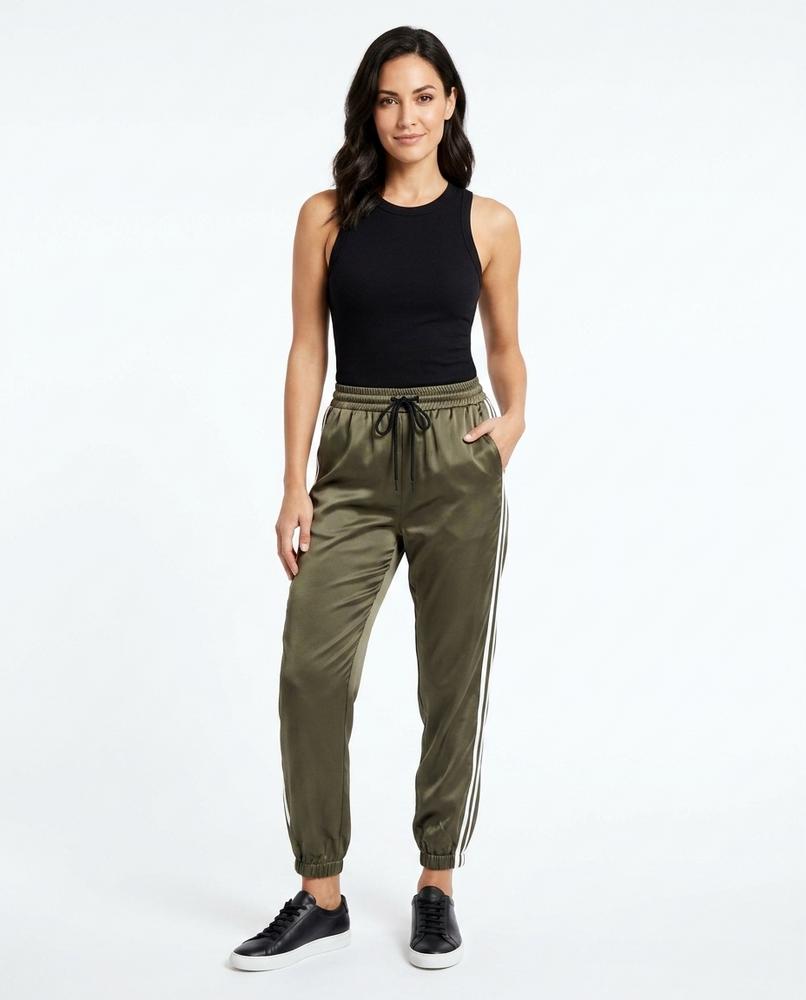 Nord Wear - Yilem | Satin-Finish Striped Pants Women