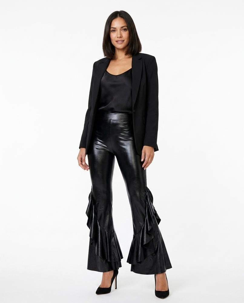 Nord Wear - Zetur | Ruffled High-Shine Pants Women