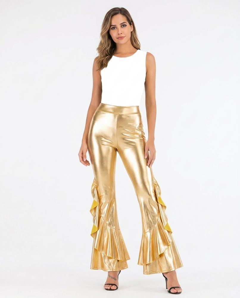 Nord Wear - Zetur | Ruffled High-Shine Pants Women