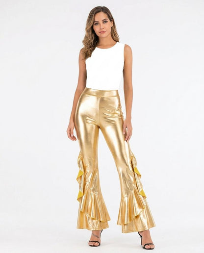 Nord Wear - Zetur | Ruffled High-Shine Pants Women