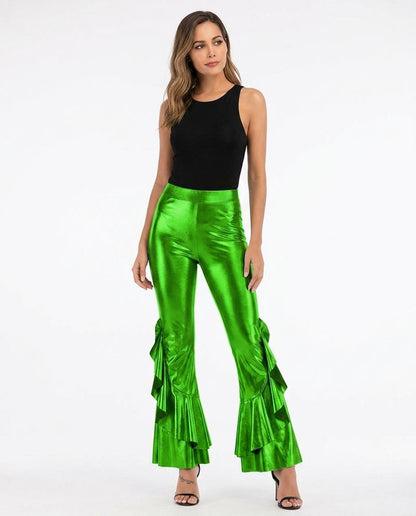 Nord Wear - Zetur | Ruffled High-Shine Pants Women