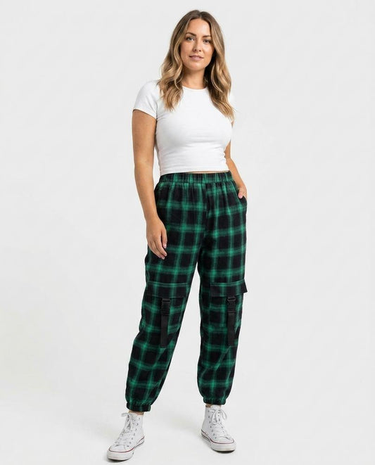 Nord Wear - Donom | Plaid Cargo Pants Women