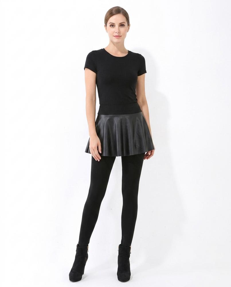 Nord Wear - Airud | Skirted Faux Leather Pants Women