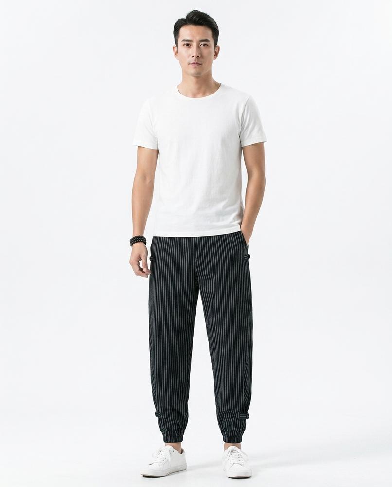 Nord Wear - Volem | Pinstriped Tapered Pants Men