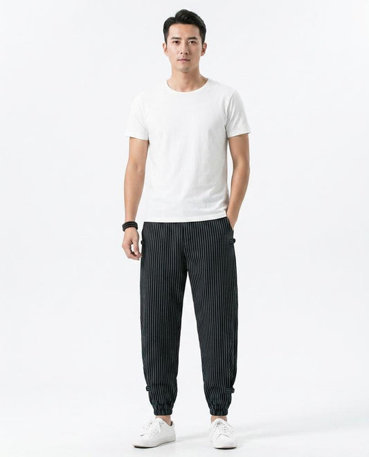 Nord Wear - Volem | Pinstriped Tapered Pants Men