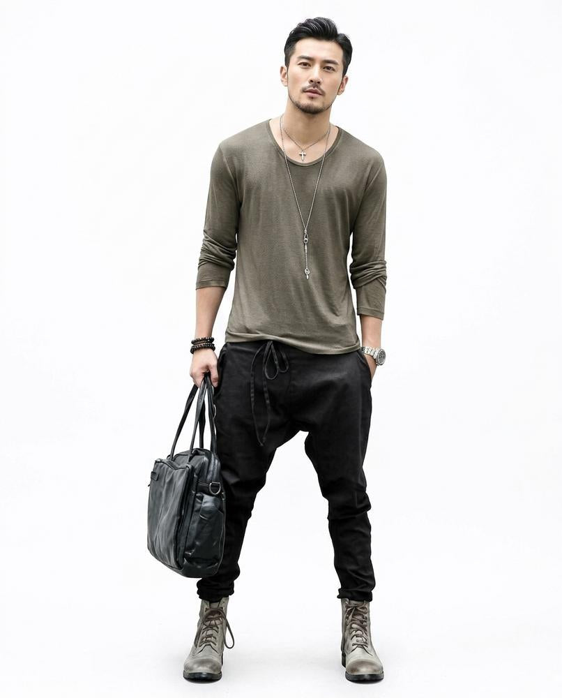 Nord Wear - Rulam | Drop-Crotch Tapered Pants Men