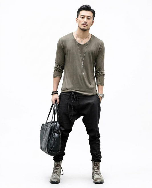 Nord Wear - Rulam | Drop-Crotch Tapered Pants Men