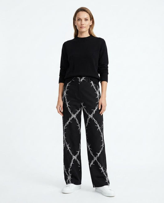 Nord Wear - Kipam | Printed Wide-Leg Pants Unisex