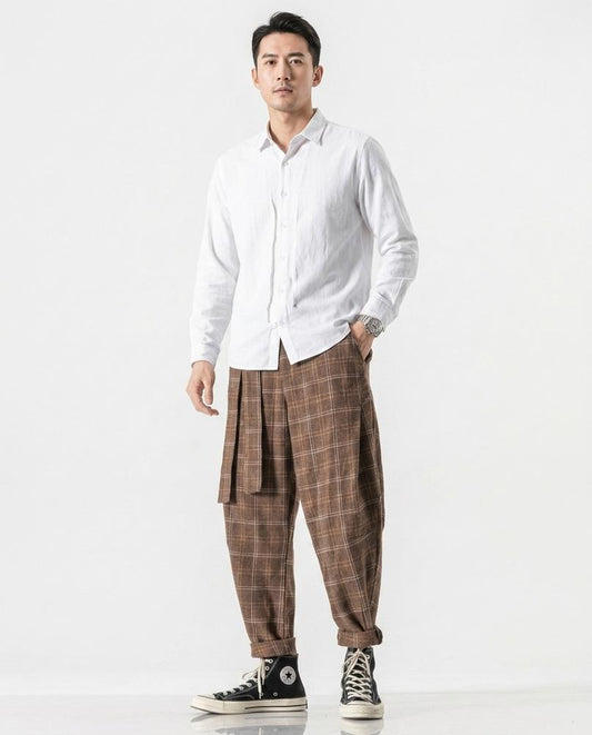 Nord Wear - Yuges | Plaid Tapered Pants Men