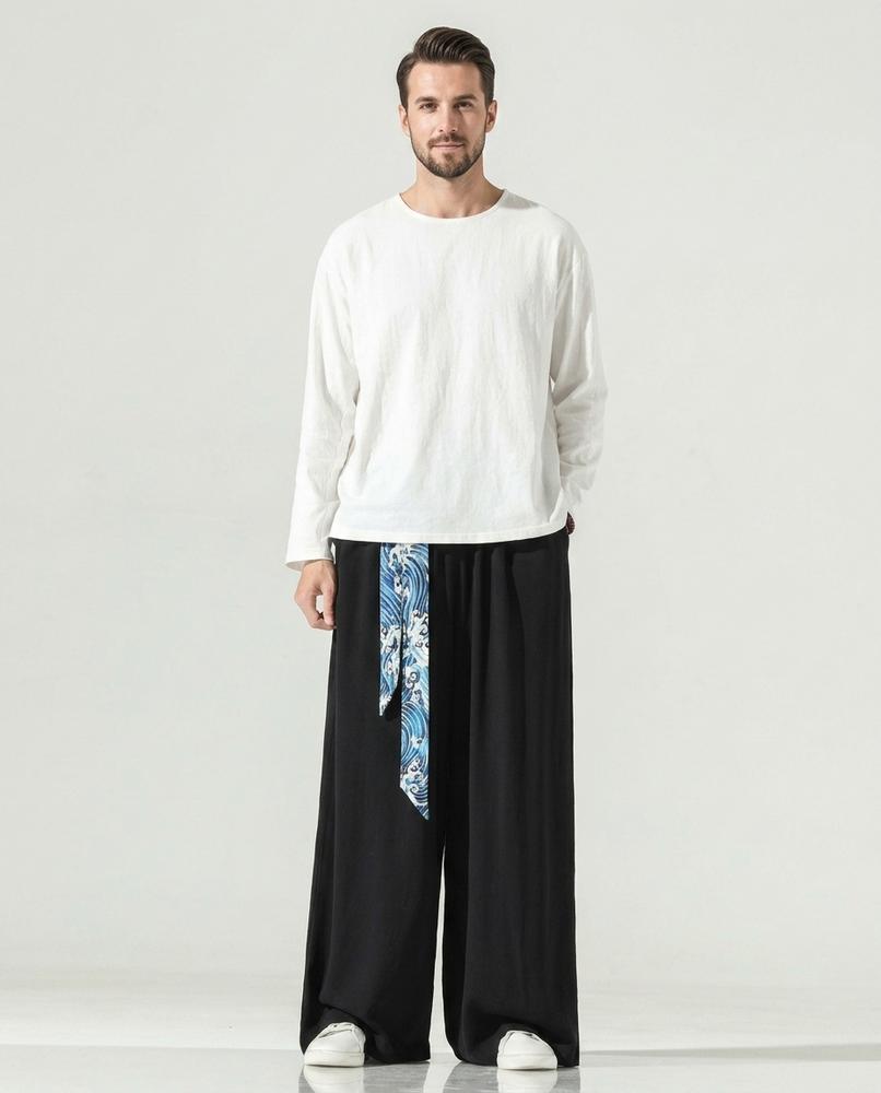 Nord Wear - Vopiv | Wide-Leg Linen-Blend Pants Unisex
