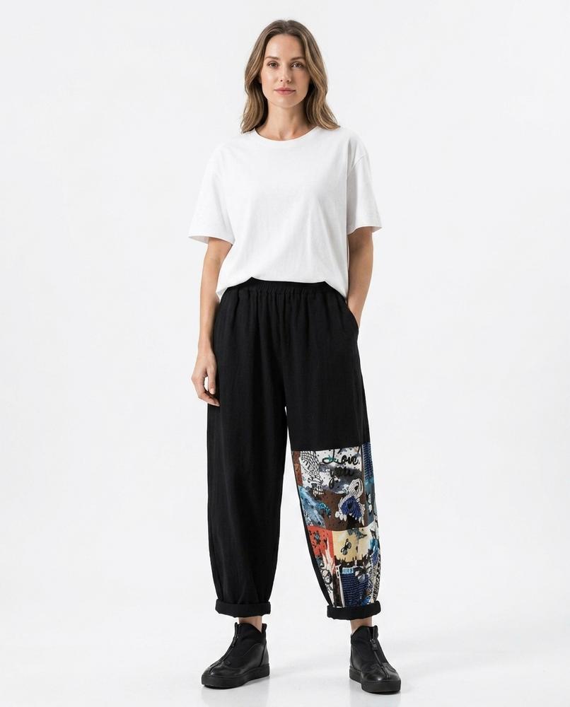 Nord Wear - Lapol | Patchwork Loose-Fit Pants Women