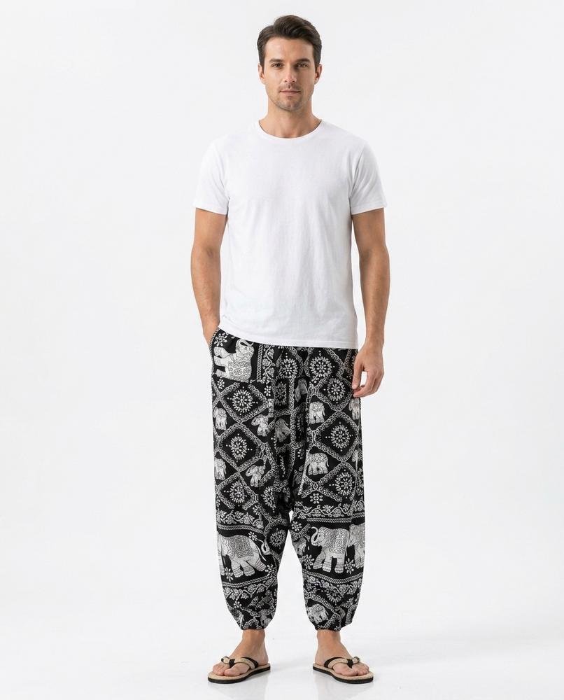 Nord Wear - Labol | Patterned Loose-Fit Pants Men