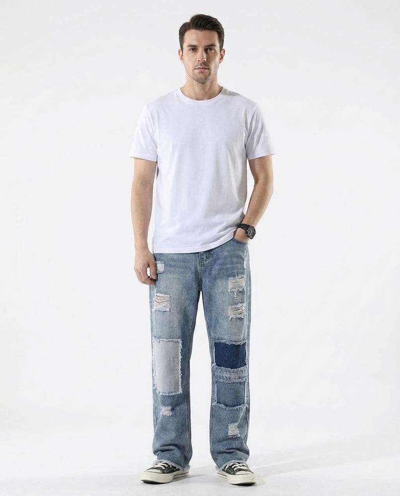 Nord Wear - Yakav | Distressed Patched Pants Men