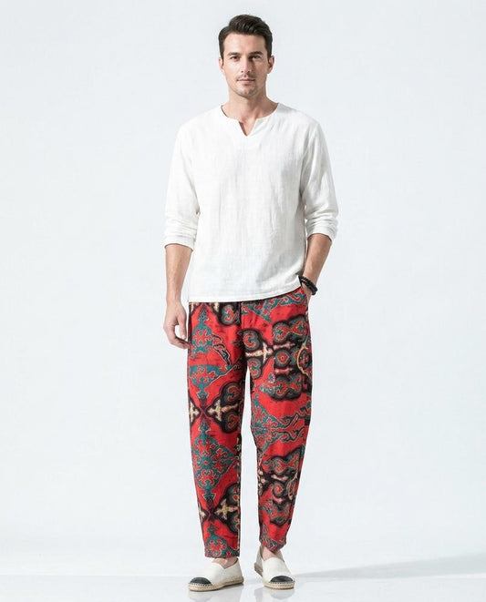 Nord Wear - Matet | Patterned Cotton Pants Men