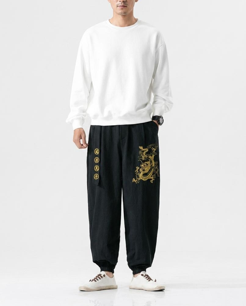 Nord Wear - Miton | Loose-Fit Embroidered Pants Men